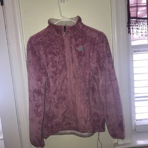 Pink the North face jacket